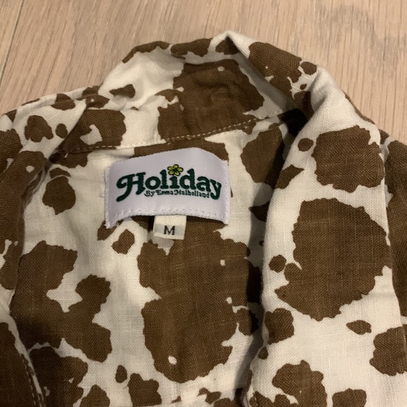 Holiday The Label pajama set in Cowhide - Picture 4 of 6